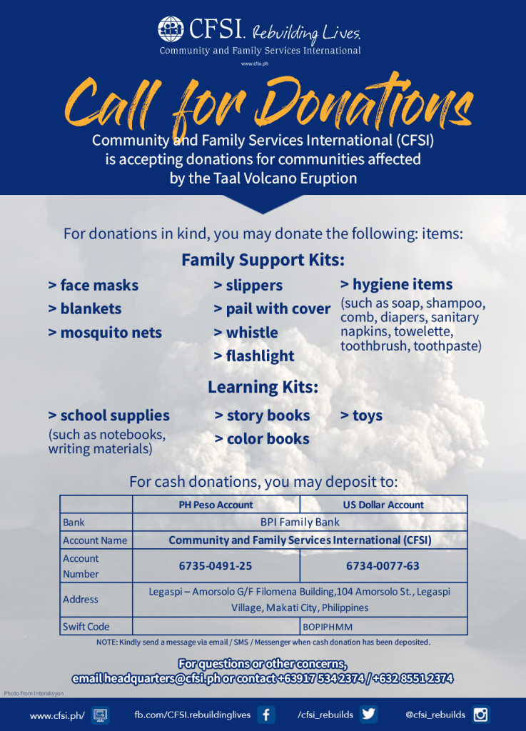 Call for Donations v2